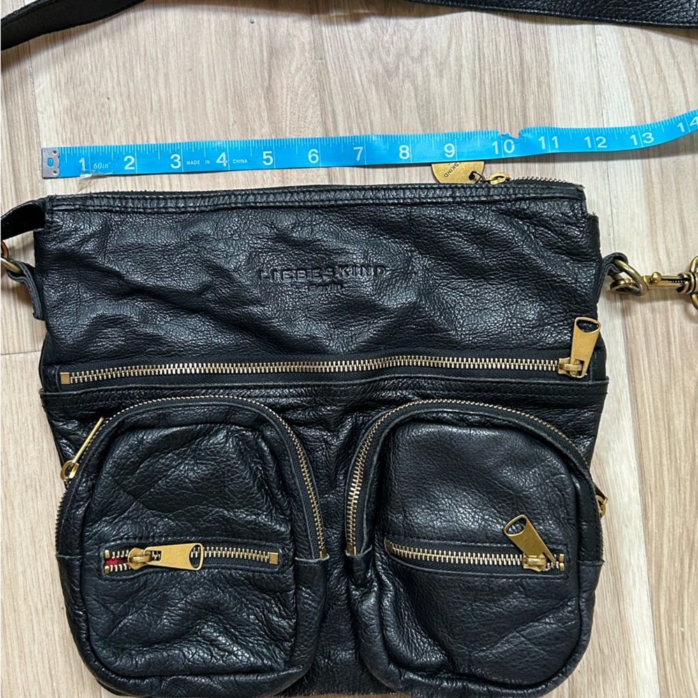 Liebeskind Berlin Anny Safari Black Leather Shoulder/Crossbody Handbag/Purse - Picture 5 of 10